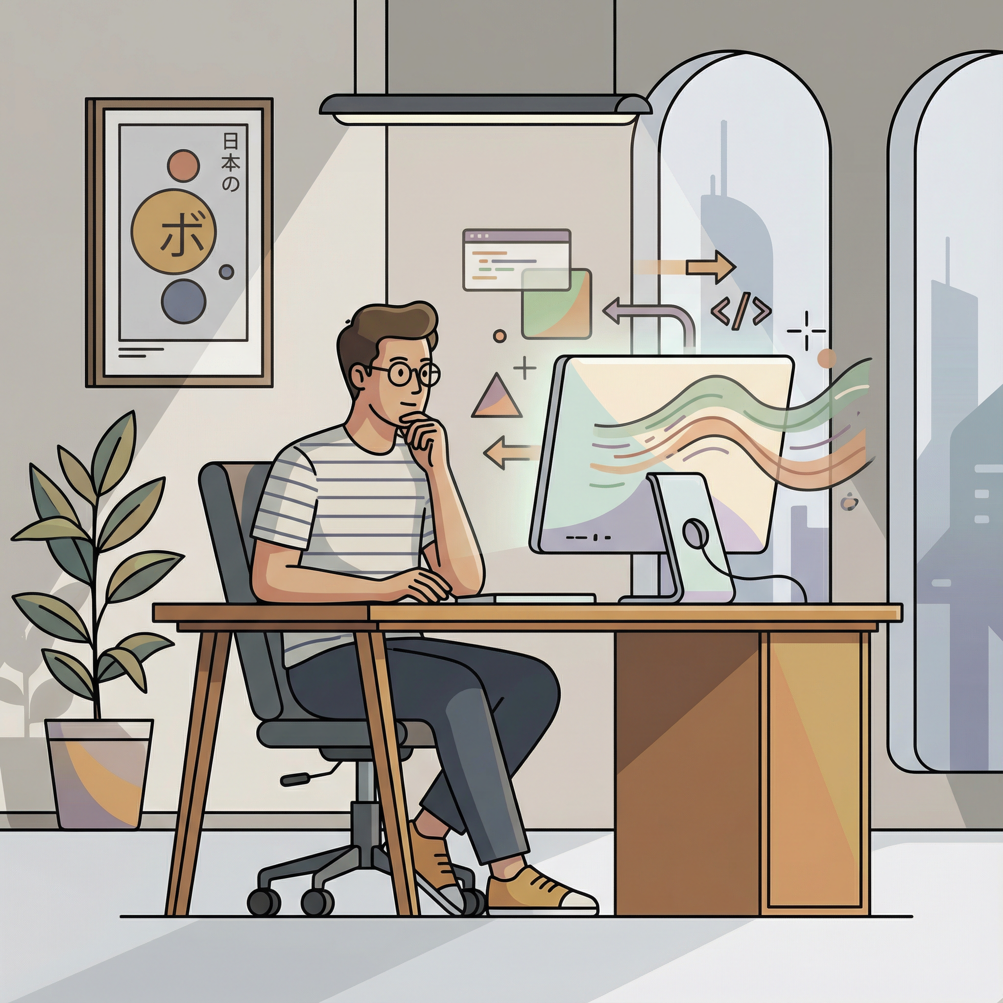 Developer illustration